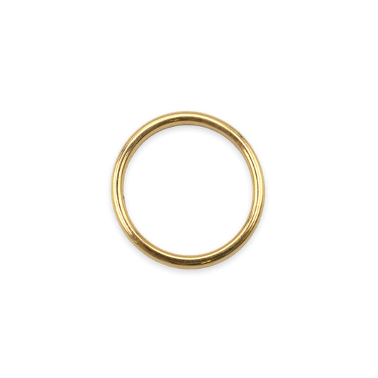 18ct gold wedding ring, UK size I½