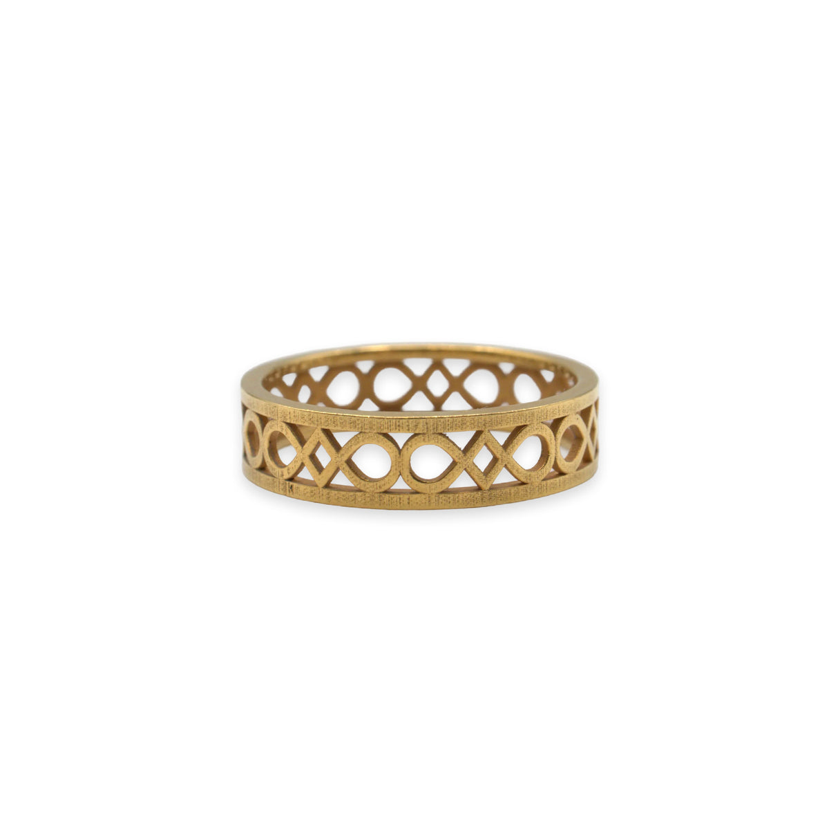18ct gold ring, UK size N