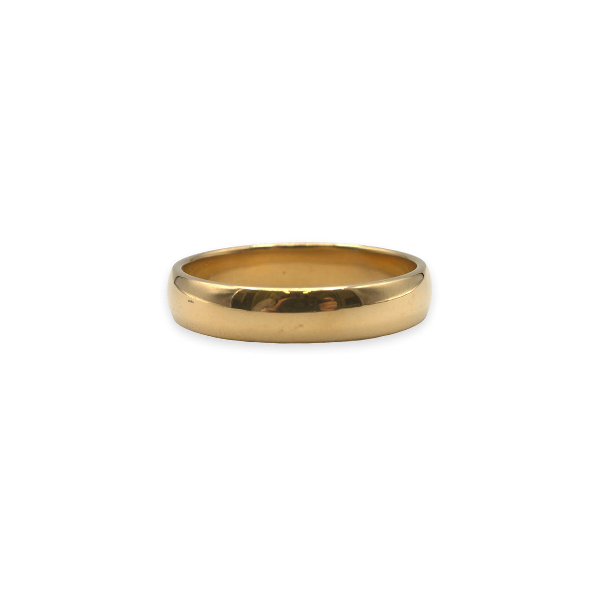 18ct gold wedding band UK size W