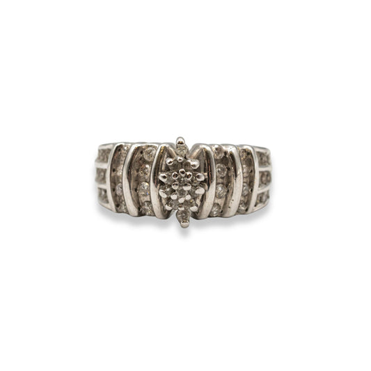Diamond Cluster Pre-Owned Ring