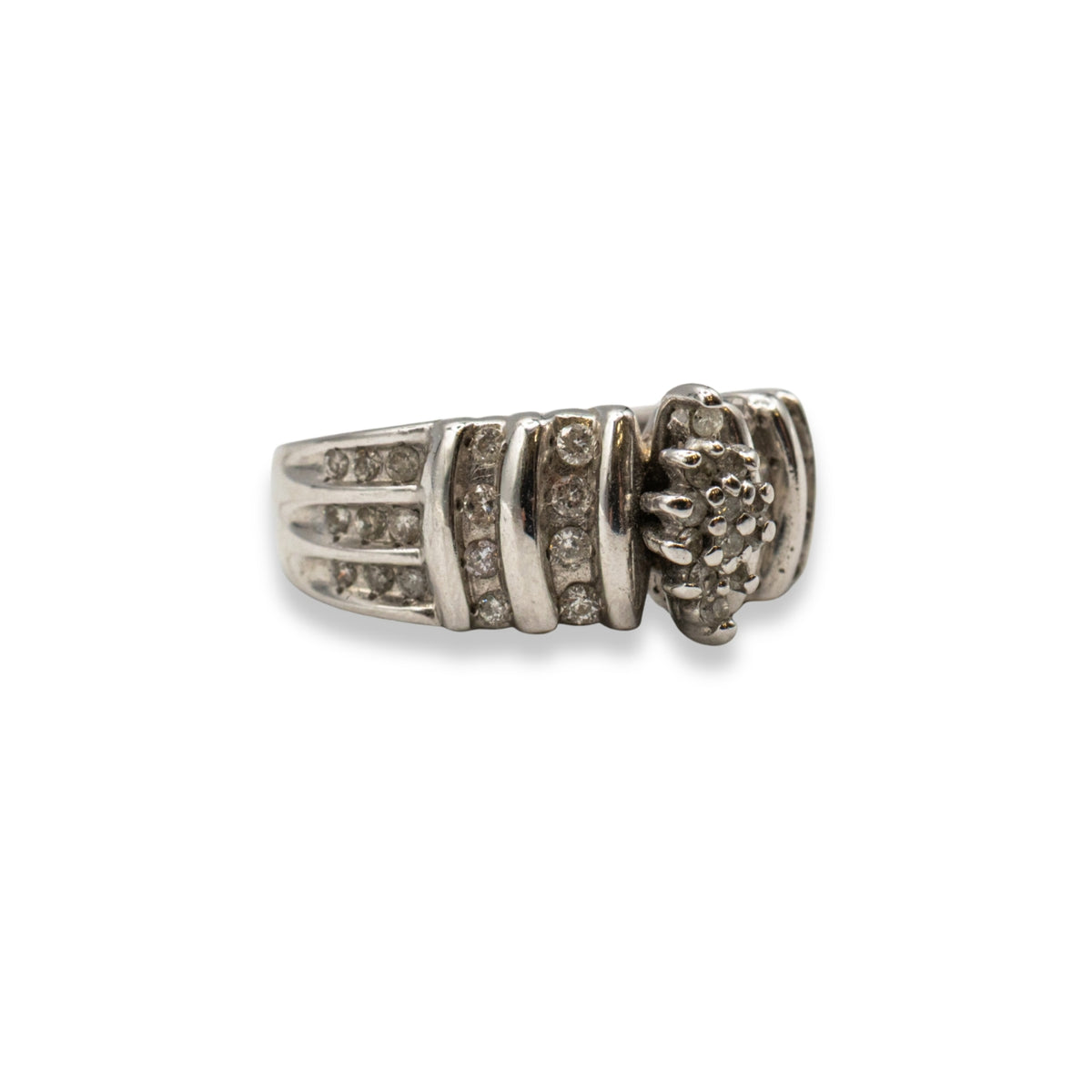 Diamond Cluster Pre-Owned Ring