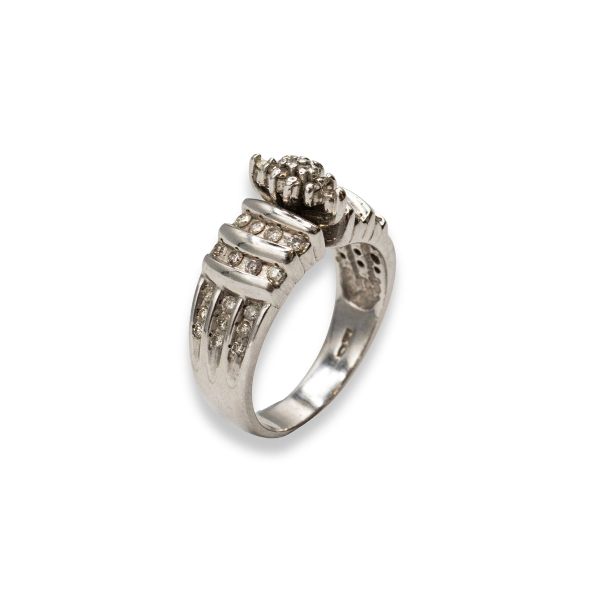 Diamond Cluster Pre-Owned Ring