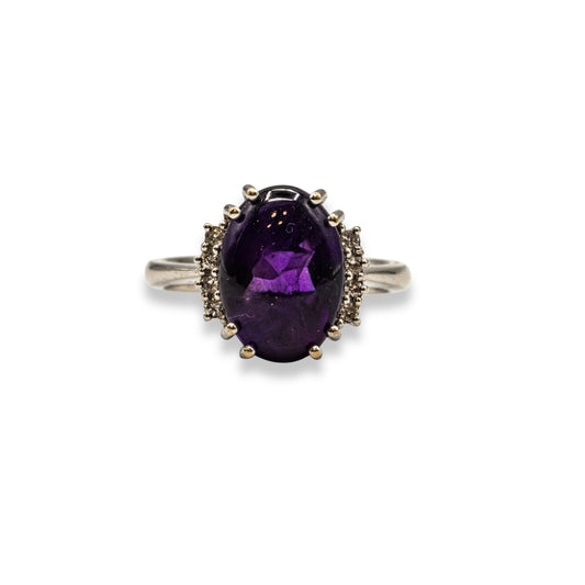 8 Claw Purple Pre-Owned Ring