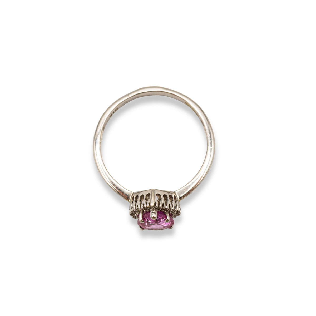 Pear Diamond Halo Pre-Owned Ring