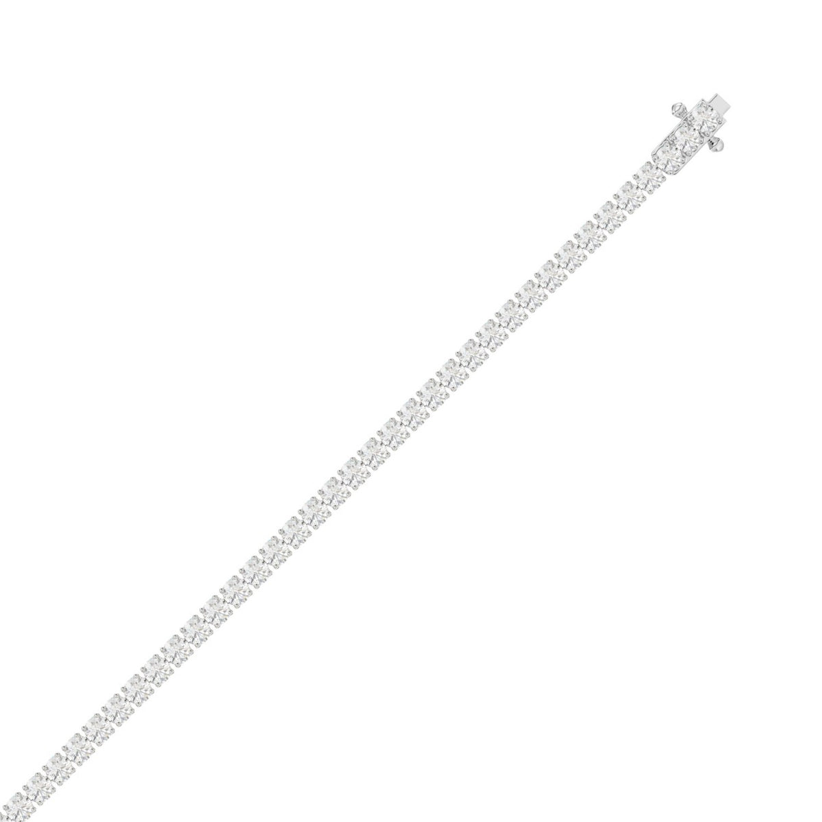 9K White Gold, flat view